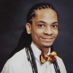 A Person Wearing A Bow Tie