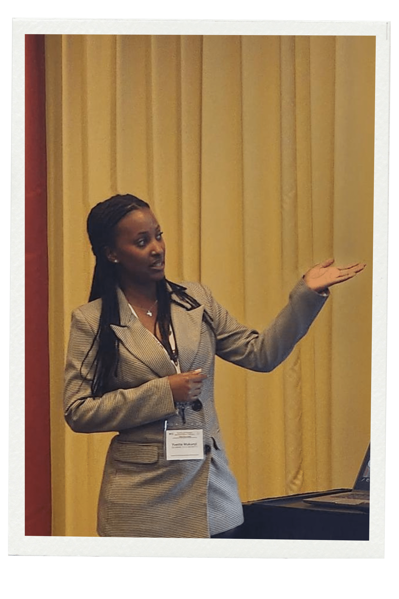 Lisa Maffia standing posing for the camera